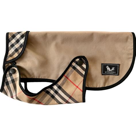 authentic burberry dog coat|Burberry dog collars and leashes.